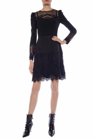 Dress with sheer inserts, zdjęcie 2 Dress with sheer inserts od Dolce & Gabbana